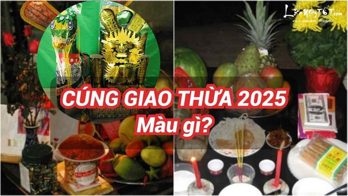 Cúng giao thừa 2025 nên chọn màu gì?