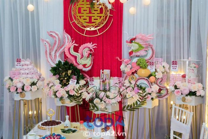 Địa chỉ làm mâm quả cưới hỏi Mốc - Mâm quả cưới BMT