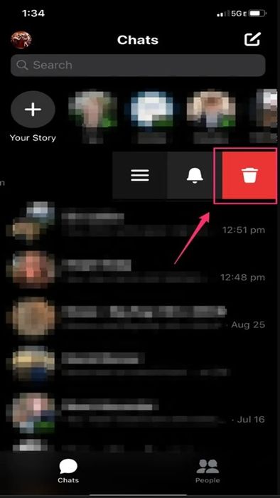 Cách xóa toàn bộ tin nhắn trên Messenger Facebook từ thiết bị di động