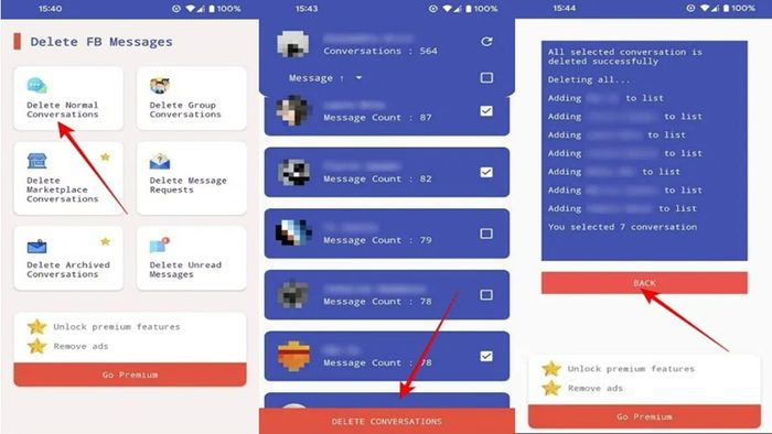 Xóa toàn bộ tin nhắn trên Messenger bằng công cụ của bên thứ ba