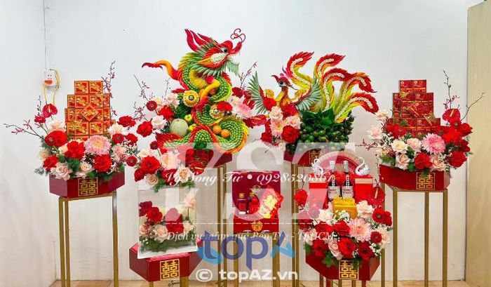 Địa chỉ cung cấp mâm quả cưới hỏi Vy Song Tử tại Bến Tre