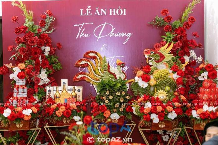 Địa chỉ cung cấp mâm quả cưới hỏi Trà Mee Wedding tại TP. Bắc Kạn