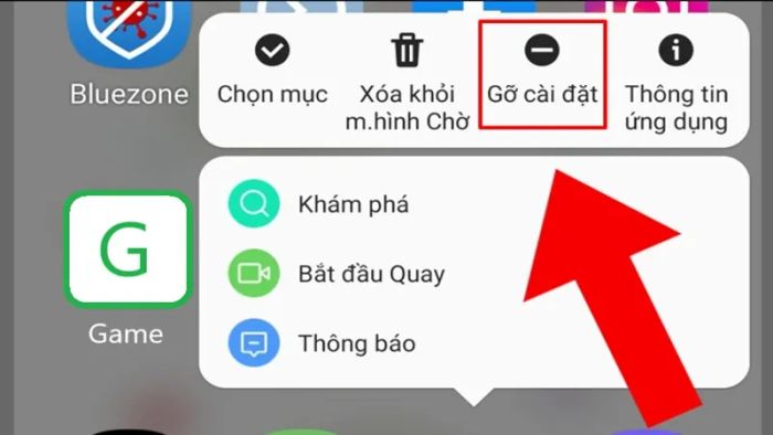 Cách xóa dữ liệu game trên Android bằng cách gỡ cài đặt