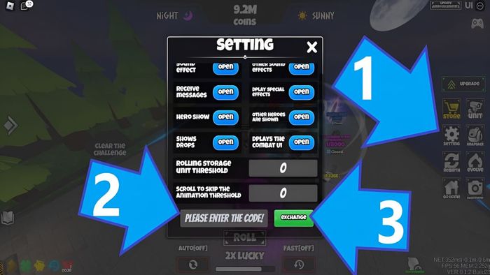 Hướng dẫn chi tiết cách nhập mã code Toilet Defense RNG