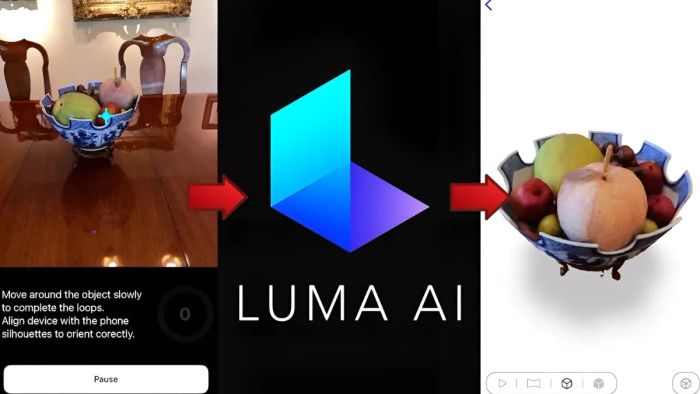 công cụ tạo nhân vật 3D - Luma AI