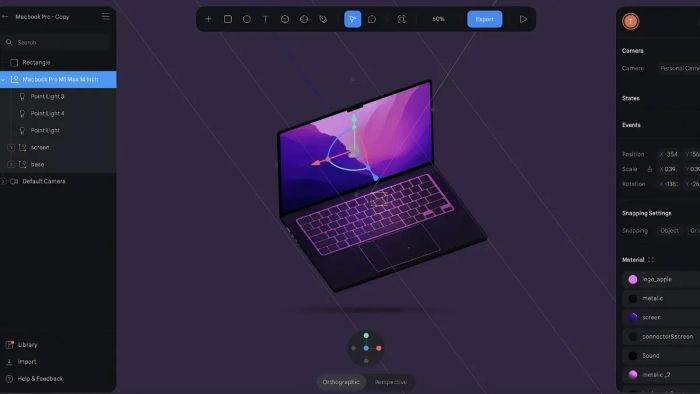 Công cụ tạo nhân vật 3D - Spline