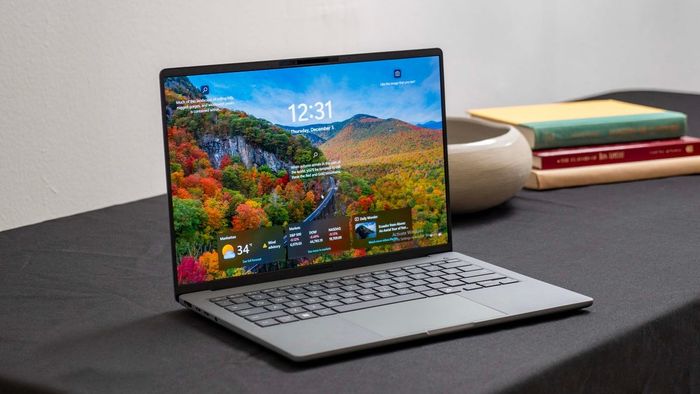 ZenBook A14 của ASUS sở hữu thiết kế siêu mỏng và nhẹ