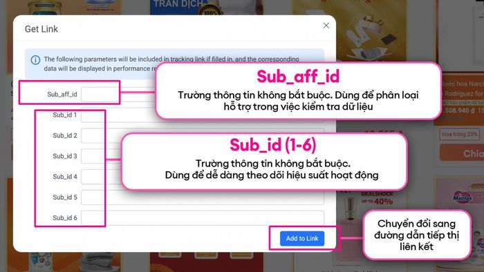 Hướng dẫn tạo link Affiliate và lấy banner trên Lazada - bước 2