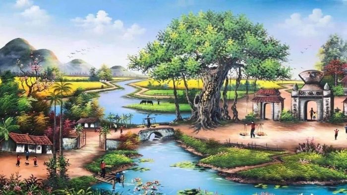 Mẫu tranh vẽ 3D độc đáo, mang lại cảm giác sống động và chân thực, khiến không gian thêm phần ấn tượng.