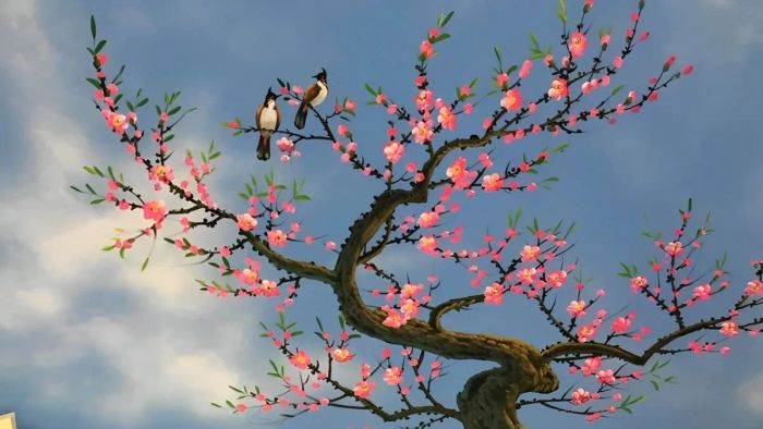 Tranh 3D vẽ trên trần nhà tạo nên một không gian ấn tượng, khiến cho căn phòng trở nên độc đáo và thu hút ánh nhìn của mọi người.
