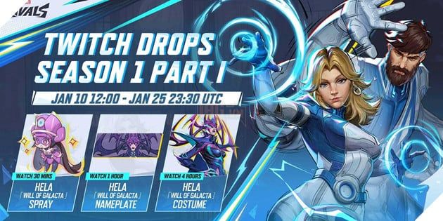 Xem Stream Marvel Rivals trên Twitch và nhận thẻ tên mừng năm mới ngay bây giờ