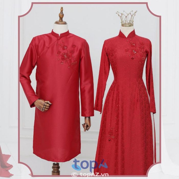 Cửa hàng cho thuê áo dài cưới hỏi giá tốt tại TP. Tam Kỳ