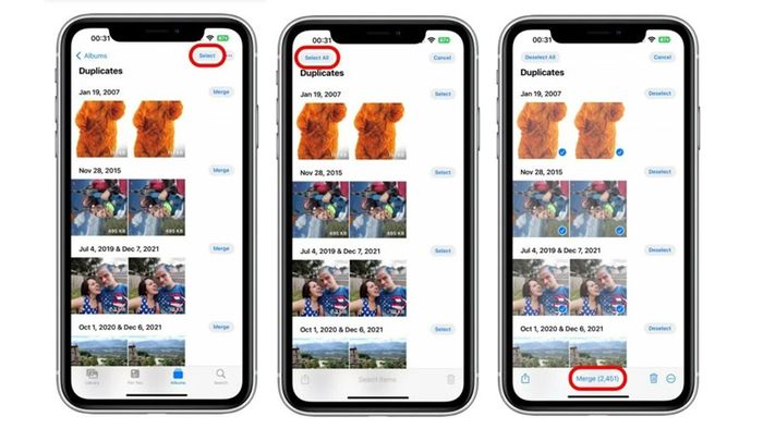Hướng dẫn xóa ảnh trùng lặp trên iPhone