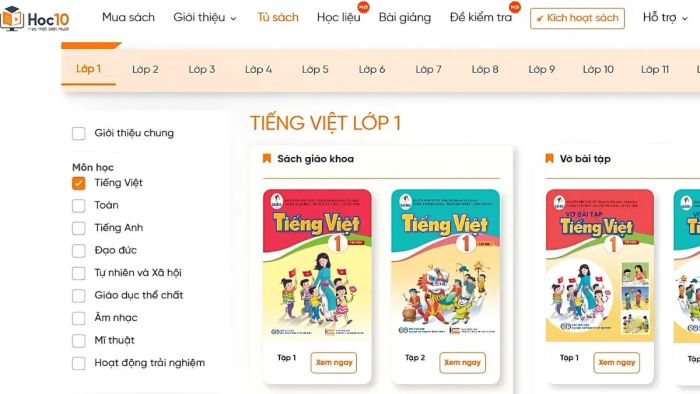 hoc10.vn là nền tảng gì?