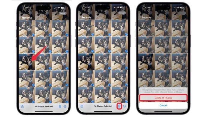 Hướng dẫn xóa nhiều ảnh khỏi iPhone