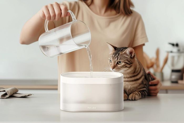 Đài phun nước và hệ thống lọc nước cho thú cưng Petcube Fountain