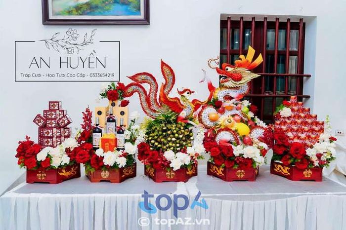 Địa chỉ làm mâm quả cưới hỏi tại TP. Bắc Ninh, Tráp cưới An Huyền, là một lựa chọn tuyệt vời cho những ai đang tìm kiếm dịch vụ chất lượng.