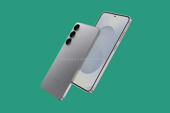 Ảnh render chi tiết của Samsung Galaxy S25 Slim thể hiện rõ nét thiết kế mỏng nhẹ của mẫu điện thoại này