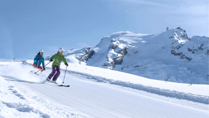 Trải nghiệm trượt tuyết hấp dẫn tại núi Titlis