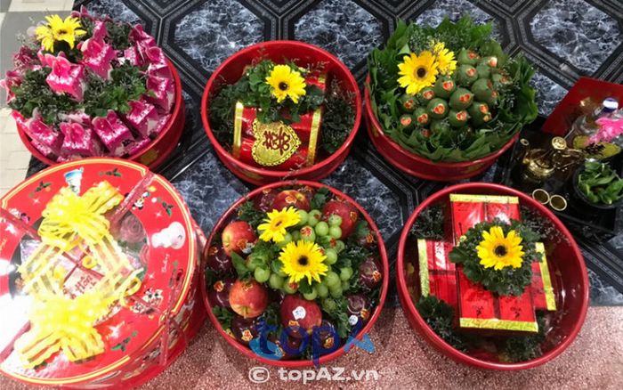 Địa chỉ làm mâm quả cưới hỏi đẹp tại TP. Tân An