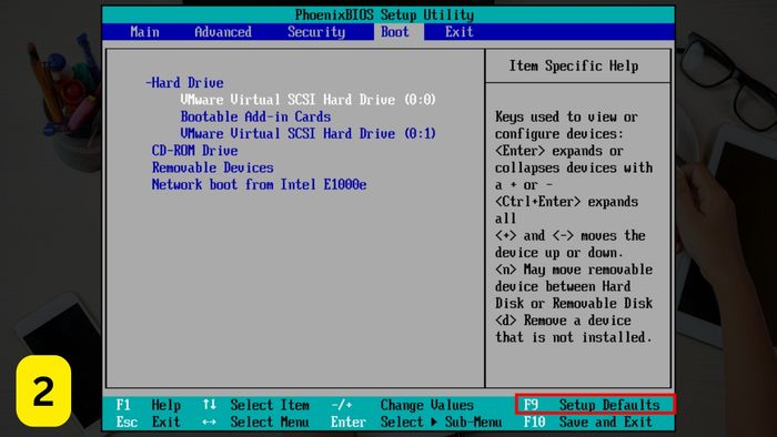Cách khắc phục lỗi A Disk Read Error Occurred - Đặt lại hoặc cập nhật BIOS bước 2