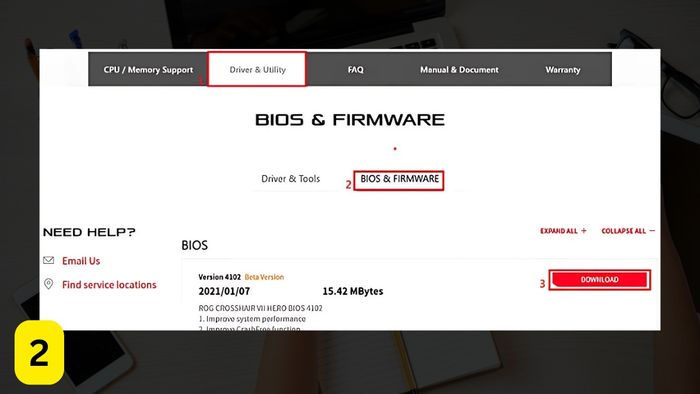 Cách khắc phục lỗi A Disk Read Error Occurred - Nâng cấp BIOS bước 2