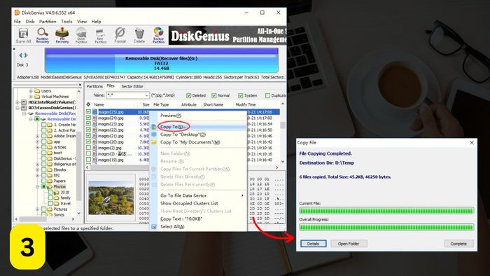 Cách khắc phục lỗi 'A disk read error occurred' - Phục hồi dữ liệu từ ổ cứng, bước 3