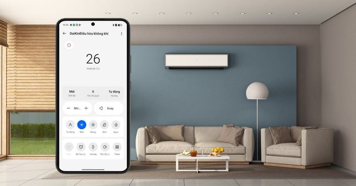 Hướng dẫn sử dụng điện thoại để điều khiển điều hòa