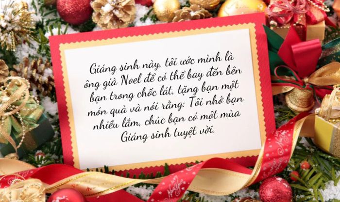 Lời chúc Giáng Sinh dành cho những người bạn ở xa, lâu không gặp