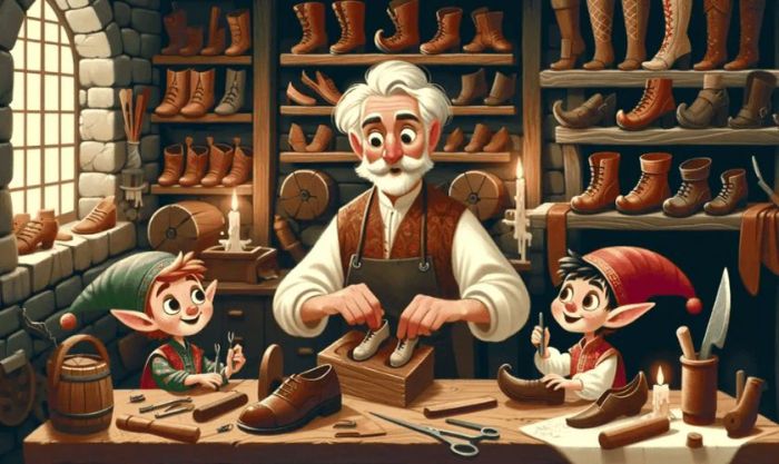 Ông già Noel và những yêu tinh vui vẻ bên nhau
