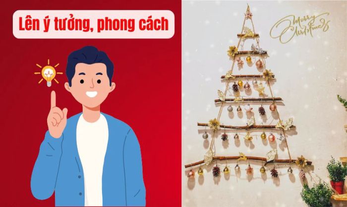 Trang trí tường Giáng Sinh đẹp đòi hỏi bạn phải có ý tưởng rõ ràng trước