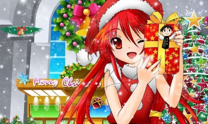 Ảnh anime nữ nháy mắt dễ thương