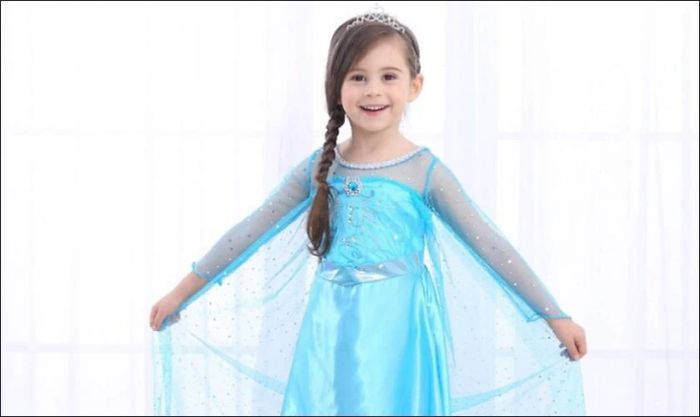 Bộ váy công chúa Elsa dễ thương