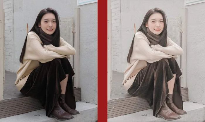 Công thức chỉnh màu ảnh Giáng sinh số 3