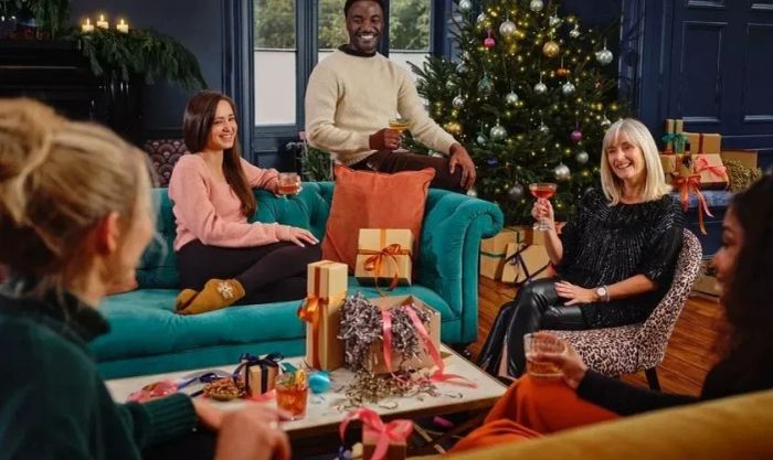 Hình ảnh Giáng sinh đoàn viên, ấm áp và đầy tình yêu thương