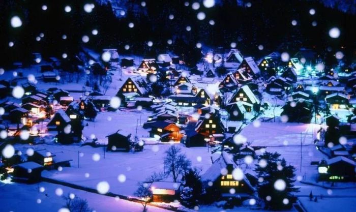 Hình ảnh Noel lung linh với ánh đèn sáng rực