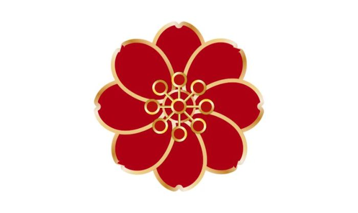Logo màu đỏ nổi bật, đẹp nhất trong tất cả các lựa chọn