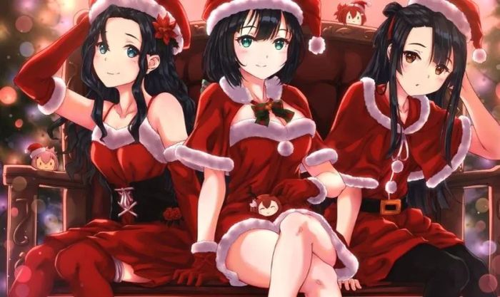 Hình ảnh Giáng sinh dễ thương mang đến không khí ấm áp và tươi vui