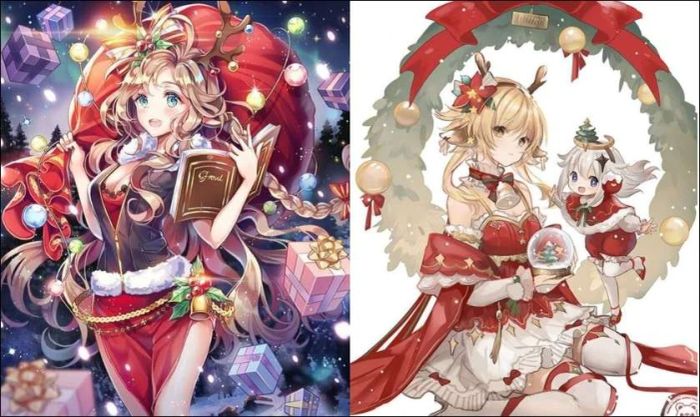 Hình nền chibi Giáng sinh cho điện thoại