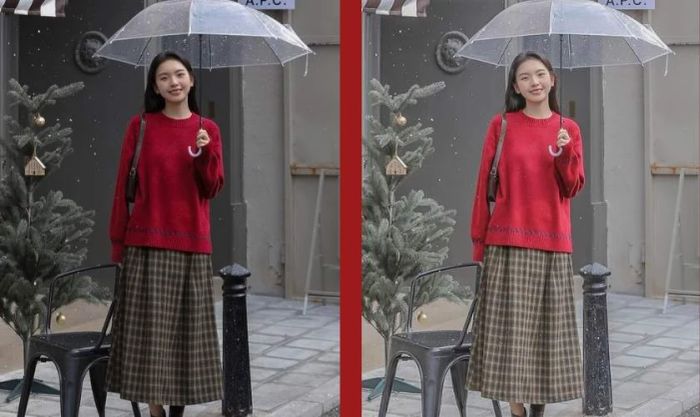 Công thức chỉnh ảnh Giáng sinh số 1