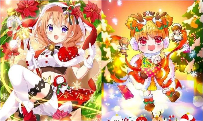 Hình ảnh anime chibi Noel trên điện thoại của bạn
