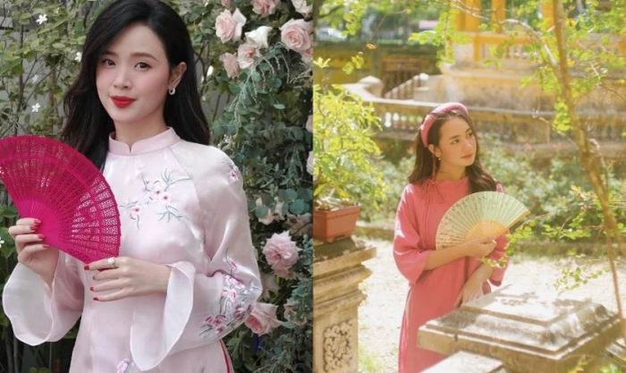 Tạo dáng chụp ảnh Tết đẹp với áo dài