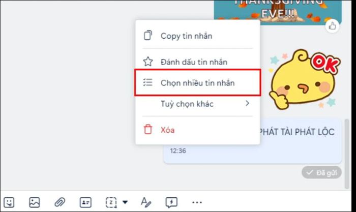 Gửi tin nhắn Zalo PC số lượng lớn