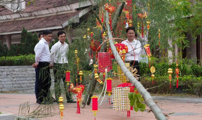 Cách dựng cây nêu ngày Tết cổ truyền
