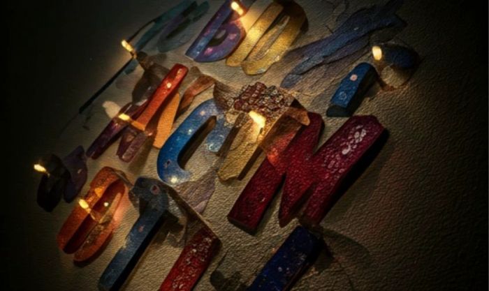 Xác định kiểu dáng chữ (cổ điển, hiện đại hay cách điệu) cùng màu sắc chủ đạo hài hòa với không gian trang trí.