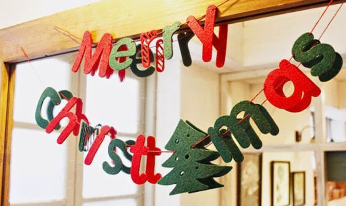 Trang trí chữ Merry Christmas đặt ở đâu sẽ đẹp nhất?