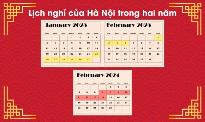 Lịch nghỉ Tết Nguyên đán 2025 của học sinh có sự thay đổi gì so với năm 2024?