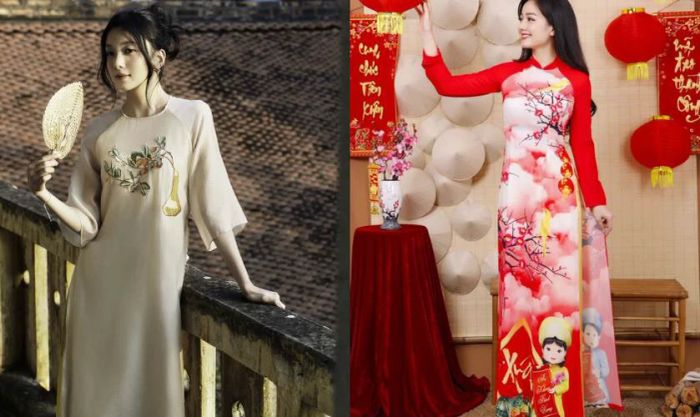 Chọn áo dài có màu sắc và họa tiết phù hợp với bạn