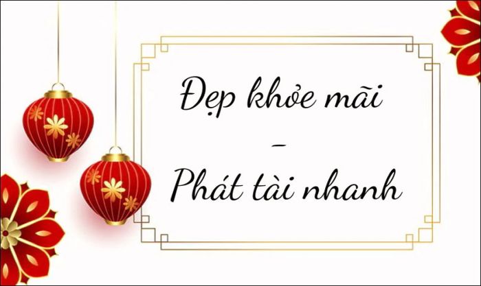 Gửi lời chúc Tết mạnh khỏe với 3 từ ngắn gọn và đầy sáng tạo