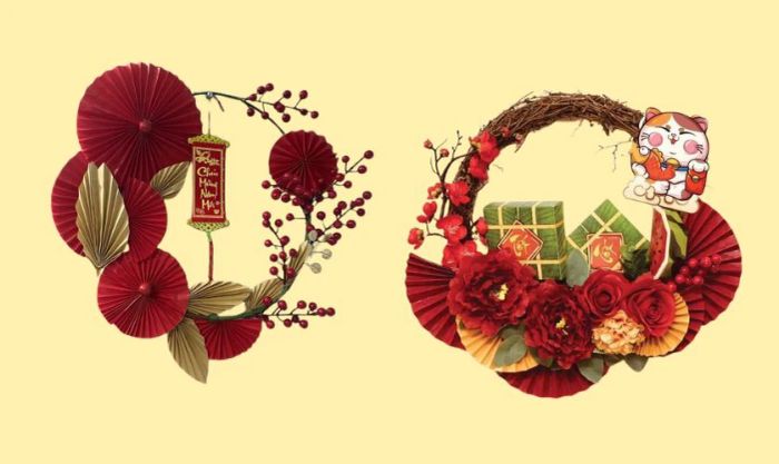 Mẫu cách làm mẹt trang trí Tết đầy sáng tạo